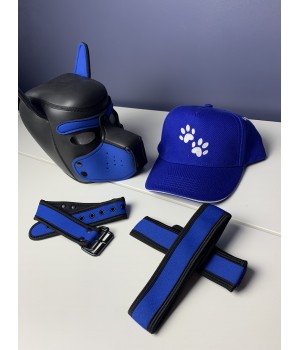 Cap + hood + armbands + collar pack